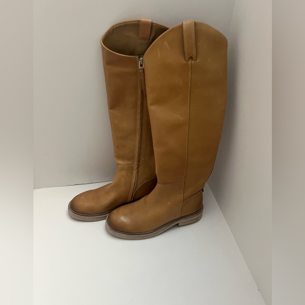 Sam Edelman Tan Over the Knee Boots